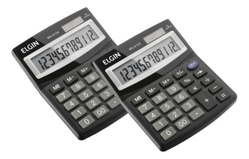 2 Calculadora Mesa Escritório Balcão Elgin Display Comercial