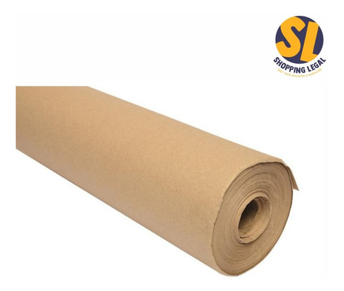 Imagem 1 de 7 de Papel Semi Kraft Bobina 60cm 2kg Embalagem Envelopamento