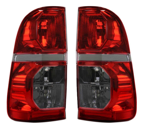 Par De Faros Traseros Para Toyota Hilux 2012 13 14 2015 Fume