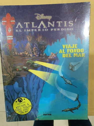 Libro:disney- Atlantis-el Imperio Perdido-con Afiche