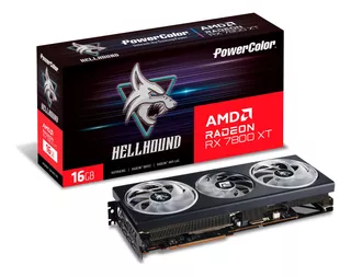 Placa De Video Powercolor Hellhound Amd Radeon Rx 7800 Xt 16