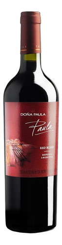 Vinho Argentino Tinto Dona Paula Red Blend Garrafa 750ml