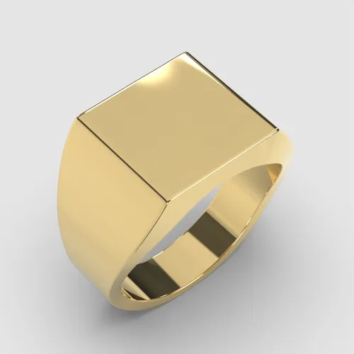 Anillo De Oro 18k De Hombre Con Rubi Cuadrado MercadoLibre