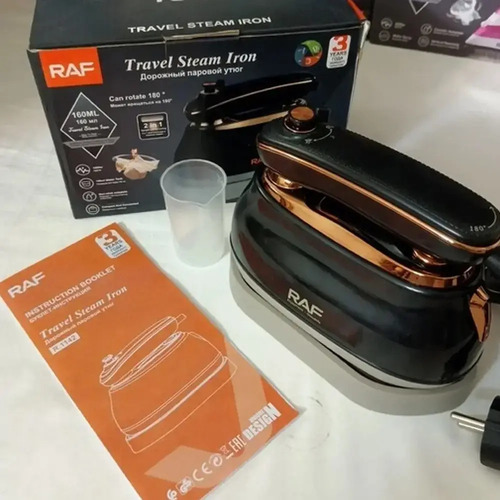 Mini Plancha A Vapor De Viaje 160ml 2en1 1000w Raf R.1142g
