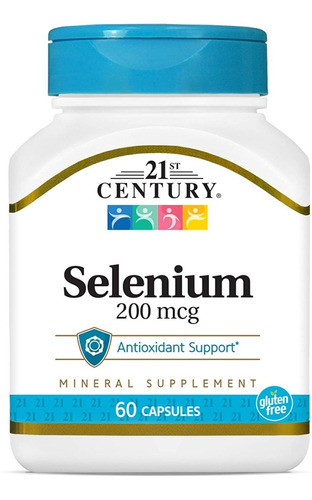 Selenio Selenium 200 Mcg 60 Capsulas Anticancerigeno Eg S01 Sabor Sin Sabor