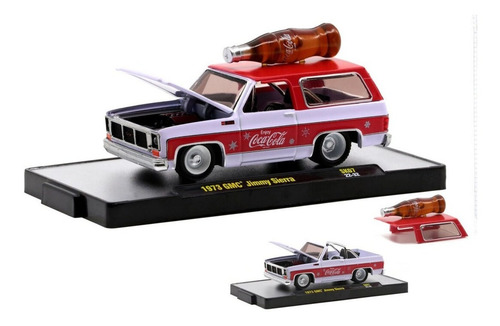 M2 Machines Coca Cola Gmc Jimmy Sierra E/1:64 R/goma 7 Cm