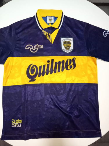 Camiseta Boca Juniors Olan 1995 Quilmes