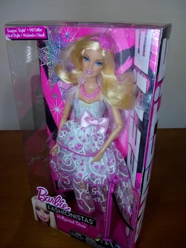 Barbie Fashionista Hollywood Divas Glam e Barbie Quero Ser Rockstar, Brinquedo Barbie Usado 89462669