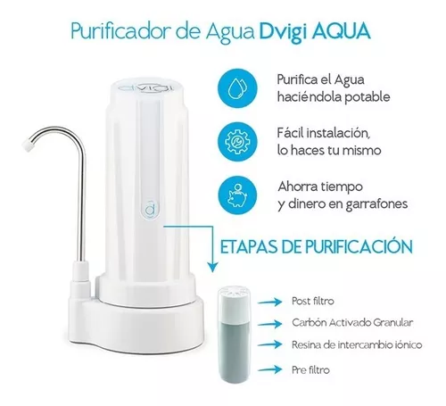 Purificador de Agua AQUA Elimina Cloro