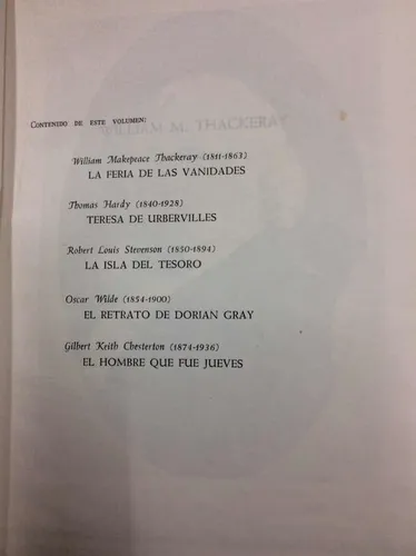 Maestros Ingleses - 5 Tomos - Editorial Planeta - Novelas (Usado)