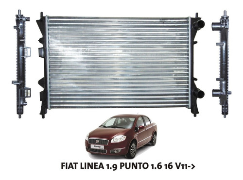 Radiador Fiat Linea 1.9 16v     