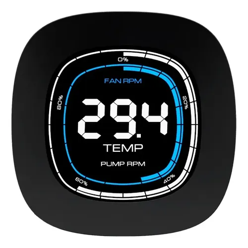 Water Cooler Gamdias GL 240 Digital Preto ARGB