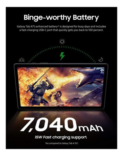 Tableta Samsung Galaxy Tab A7 10.4 Wi-fi 32gb Gris