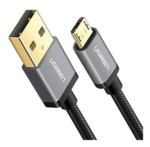 Ugreen - Cable Micro Usb De Nailon Trenzado Rápido De Carga