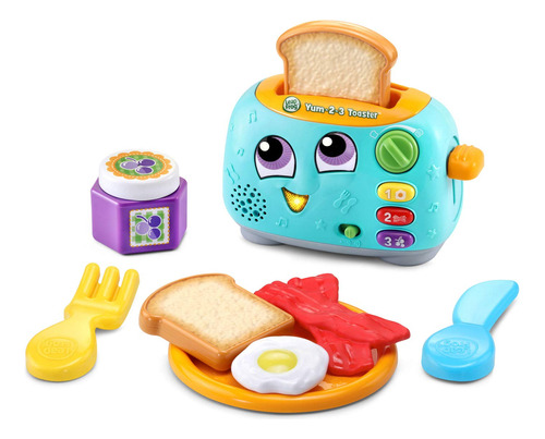 Leapfrog Yum-2-3 Tostadora, Verde Azulado