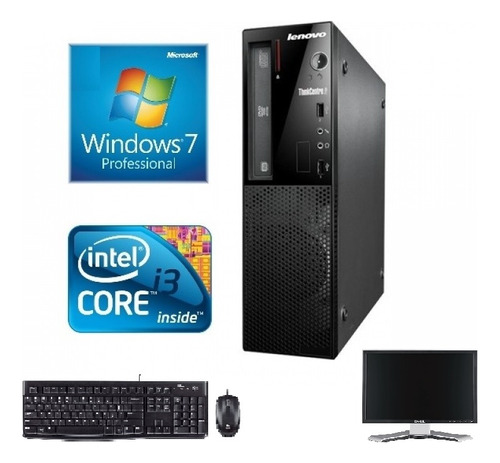 Equipo Pc Lenovo Core I3 3.1 Ghz 4gb 250gb + Monitor 19 