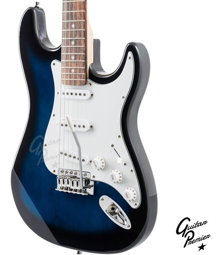 Imagen 9 de 9 de Pack Guitarra Electrica Rock Ampli Funda Afinador Cable Puas