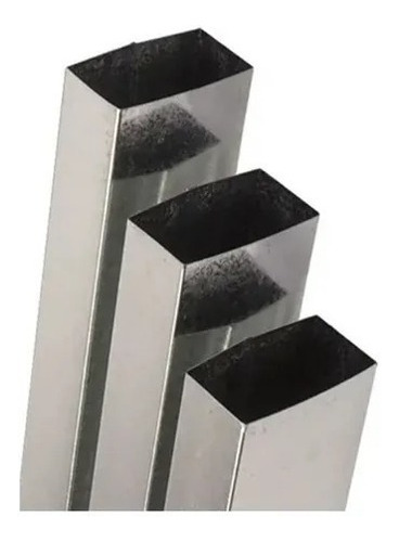 Caño De Chapa 10 X 5cm 2 X 4 Pulgadas Zingueria Desagûe