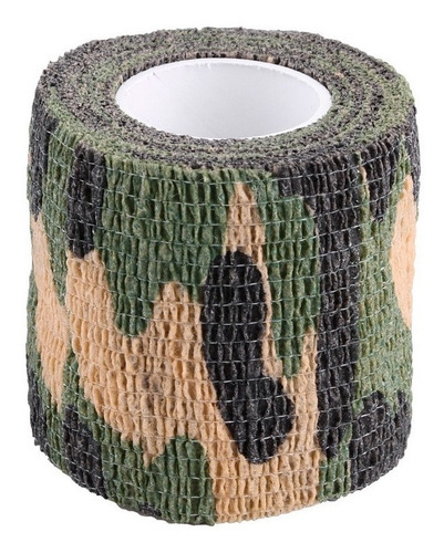 Fita Camuflada Bandagem Auto Aderente Militar Pesca Airsoft