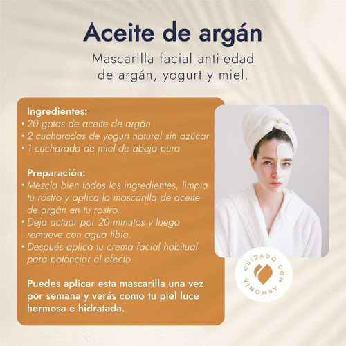Imagen 7 de 10 de Aceite De Argán Puro Prensado En Frío 16 Onzas