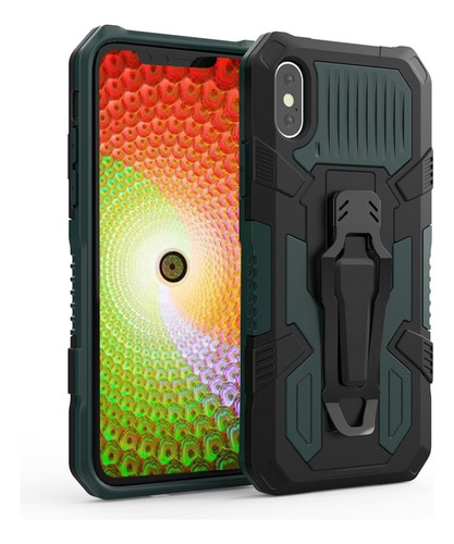 Funda Para Samsung A01 New Robot + Gancho Verde Antishock