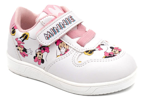 Tenis Minnie Mouse Niña Traba Velcro (14.0 - 18.0)