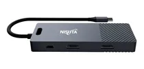 Comprar Docking Usb-c 2 Hdmi Red Usb 3.0 Pd 100w Samsung Dex Nisuta 
