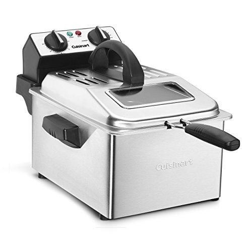 Freidora Cuisinart Cdf-200 De Acero Inoxidable Cap. De 4 Qt