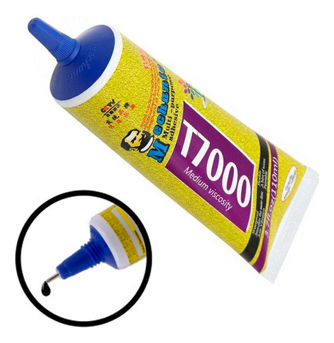 Pegamento T7000 Reparacion Tactiles Modulos Negro 110ml