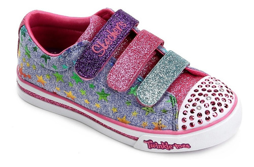 tenis skechers infantil feminino com luzes