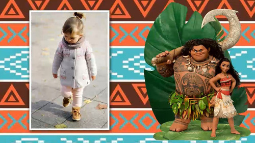 Imagem 3 de 5 de Convite Animado Moana