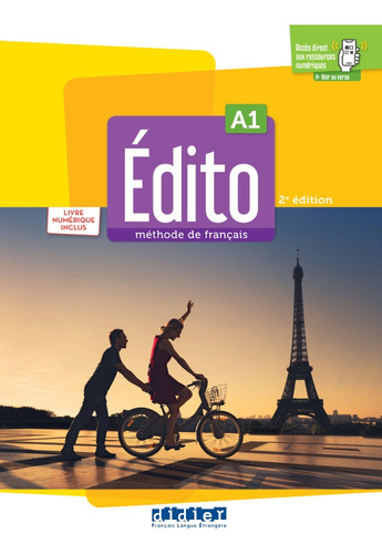 Edito A1 Edition 2022 Livre + Livre Numérique + Didierfle.app