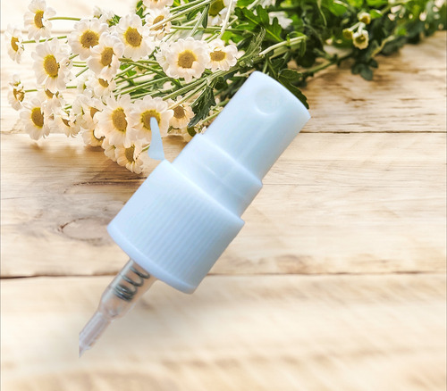 500 Vidrinhos Cilíndrico 5ml C Válvula Spray Plástica R.13mm