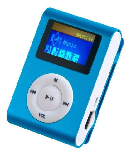 Mp3 Shufle Con Pantalla Lcd Ranura Micro Sd / Eshopviña