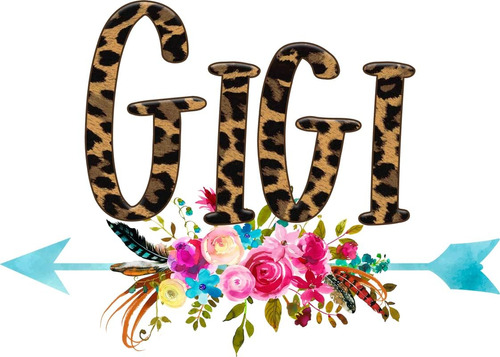 Gigi | Estampado De Guepardo | Flores | Gran Idea De Regalo 