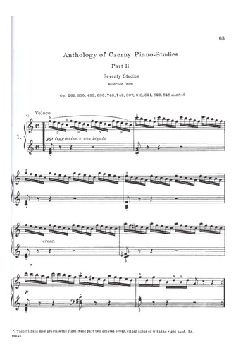 Selected Studies For The Piano Book I / Estudios Selectos 1.