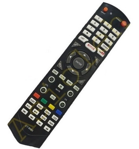 Remot 8024 Smart Tv Semp Repõe Ct8063 Ct-8063 Ct6550 Ct-6550