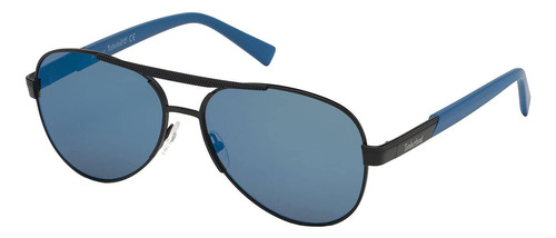 Óculos De Sol Timberland Tb 9214 02d Matte Black Front, Coba