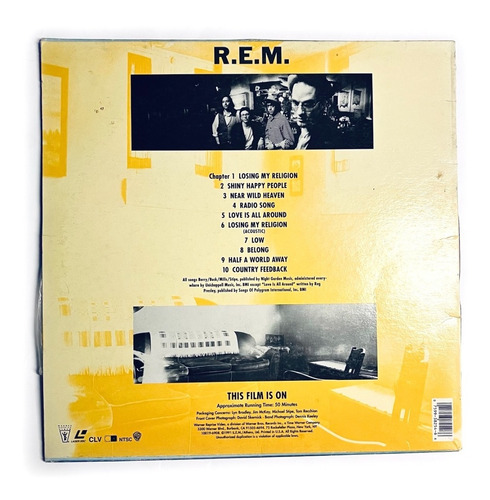 Laserdisc Rem This Film Is On Ntsc Importado Us (Usado)