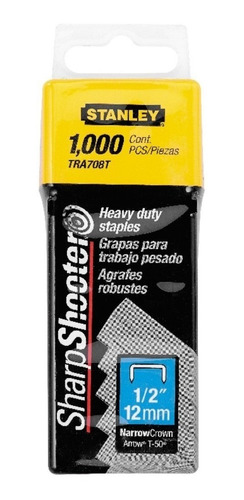 Grampos Trabalho Pesado 1/2 1000 Peças - Tra708t Stanley