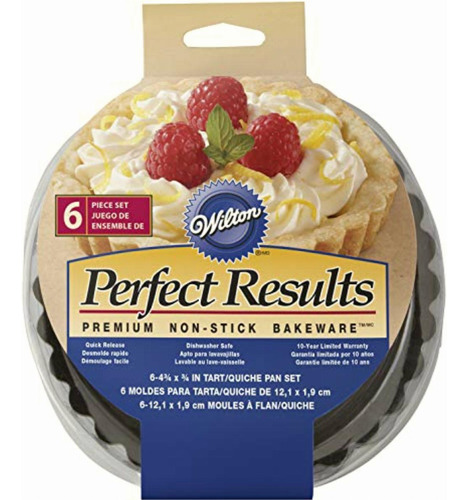 Wilton Perfect Results Molde Redondo P/tartas, 4.75  Negro