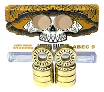 Comprar Jgo. 8 Baleros Catrina Abec 9 Dorado Skate, Patines Scooters