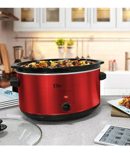 Olla Cocción Lento Cocimiento 8.5 Elite Cocina Fácil Hogar