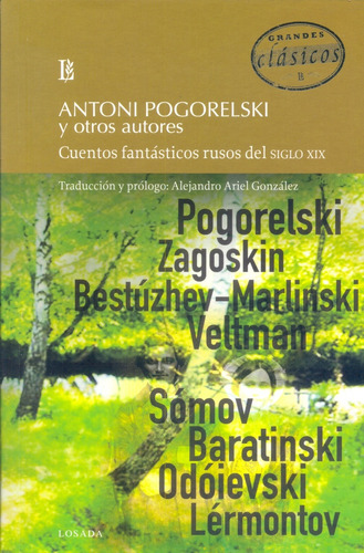 Cuentos Fantasticos Rusos Del Siglo Xix - Pogorelski, Aa. Vv