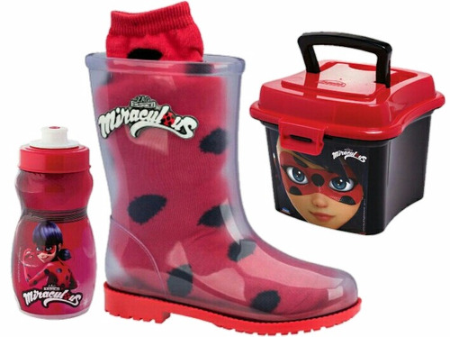 Bota Infantil Ladybug Grendene Miraculous Maletinha Squeeze | Mercado Livre