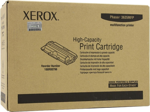 Toner Xerox 108r00796 Cartucho De Impresion P3635 Mfp