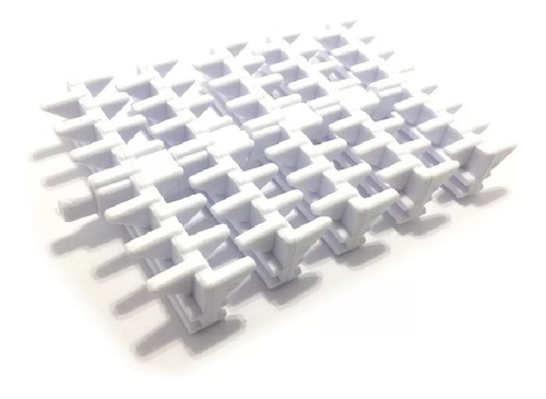 1 Metro Linear De Grelha Plástica Flexível Para Piscinas Dupla Face De 10cm