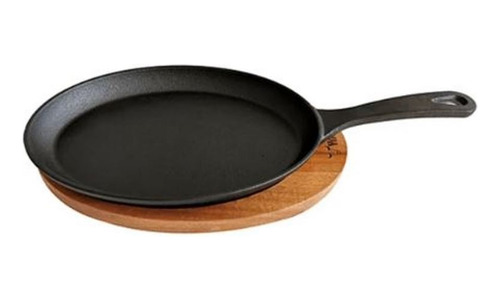 Sarten Iron Cast Base Madera Wayu