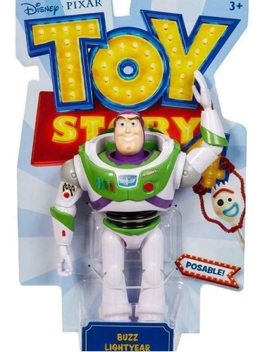 Toy Story 4 Buzz Lightyear Articulado Posable 18cm Disney