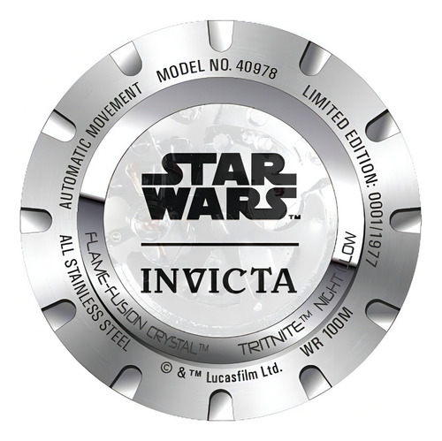 Relógio masculino Invicta 40978 preto